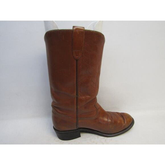 Texas Brand Mens Size 8.5 D Brown Leather Western Cowboy Boots main image 4